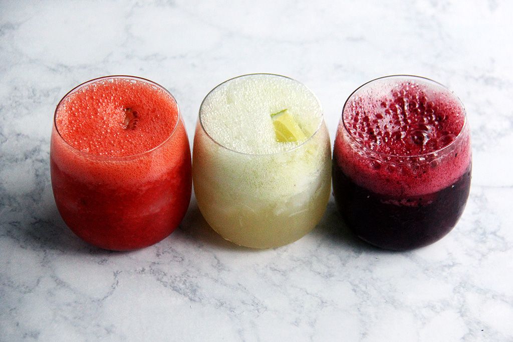 Cool Down with Layered RWB Slushies: Non-Alcoholic Options