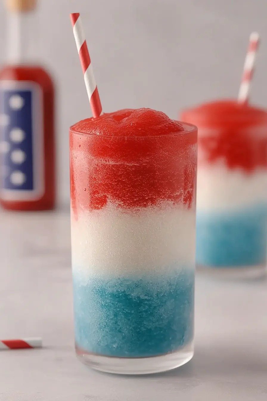 Patriotic Slushies: Quick 15-Minute Summer Party Drink